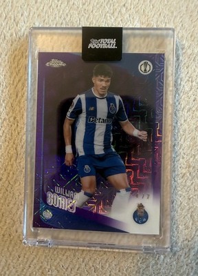 Topps Chrome Ucc 25/26 William Gomes /7 Purple Mojo Exclusive Porto