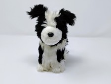 American Girl Saige Rembrandt Black White Border Collie cane peluche per bambola 18''