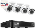 H.265+ Full 1080P Home Security Camera System with AI Human Vehicle Detection, 8