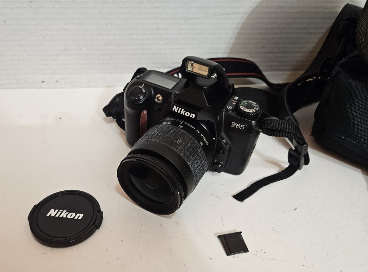 Nikon F65 Film Camera + 28–100mm Lens – Tested, Flash Works, w