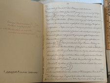 c.1860 Pickering Family Salem MA manuscript US Secretary of State Indians John