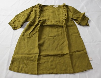 Remi & Capri Toddler Girls' Long Sleeve Kimber Dress WR4 Avocado Size 3T NWT