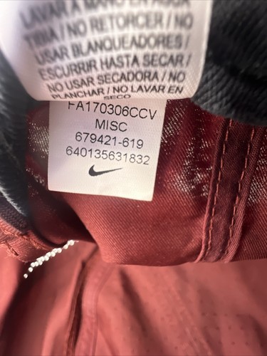 NEW! NIKE Adult FEATHERLIGHT DRI-FIT Tennis Cap/Hat-Dark Bordeaux 679421-619 - Picture 17 of 17