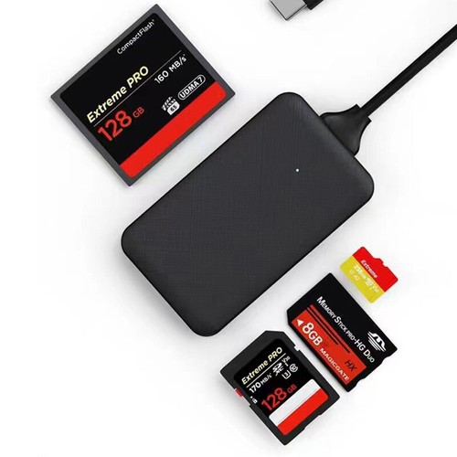 USB Type-C 3.0 Memory Card Reader For Micro SD SDHC SDXC MMC TF CF MS Camera - Afbeelding 11 van 13