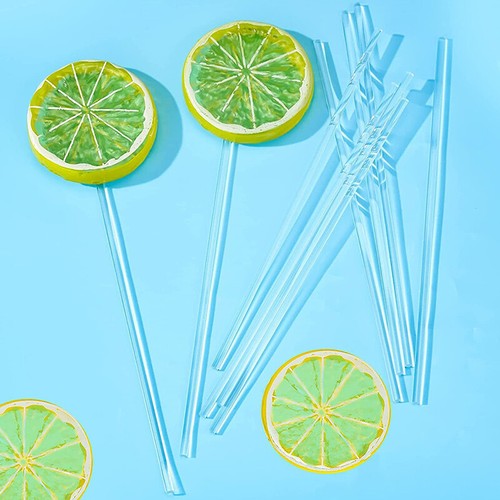 100/200x Clear Acrylic Cake Topper Stems Lolly Sticks Holiday Lollipop Candy DIY - Picture 8 of 23