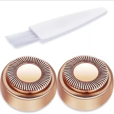 Facial Hair Remover Shaver Replacement Heads For Flawless Gen 1,Rose Gold,2 Pack