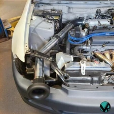 3" inch All Motor Through Headlight Intake w/vstack for Honda Acura B Srs EG EK