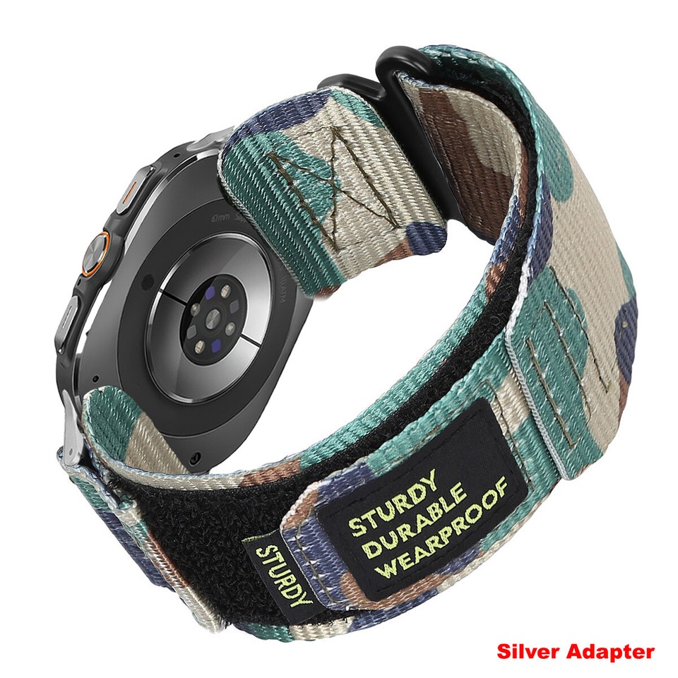 Nylon Strap for Samsung Galaxy Watch Ultra 2025/7Ultra Loop Camouflage ...