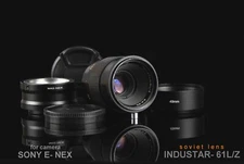 INDUSTAR- 61 L/Z Macro Soviet lens (2,8 / 50) Copy Tessar Mount M42 - SONY E NEX