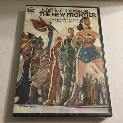 New DC Comics Justice League New Frontier Animated Movie Sealed DVD - Afbeelding 1 van 2