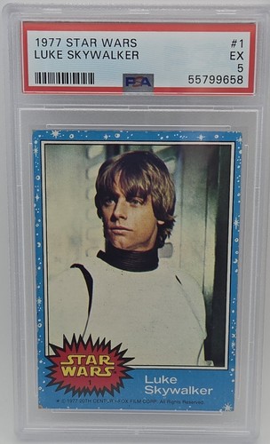 1977 Star Wars Luke Skywalker #1 PSA EX 5