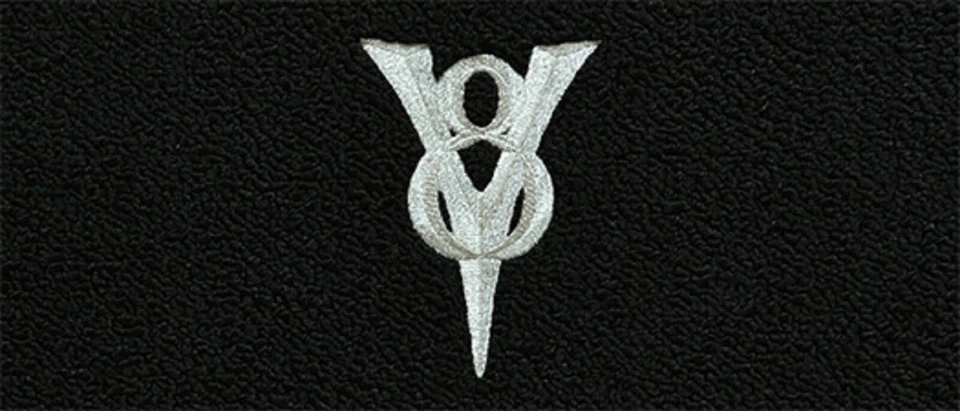 Alfombrillas de bucle personalizadas con logotipo V8 ACC 1948-1952 Ford F1/F2/F3 o F4 2 piezas Foto 2 de 4