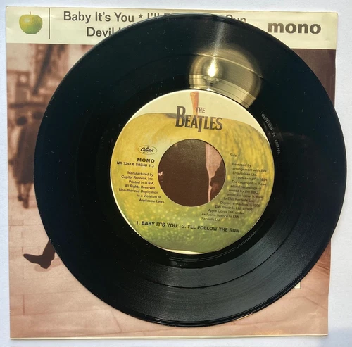 The Beatles, Baby It's You, vinyl EP w/ picture sleeve (US, Apple, 1995), M-