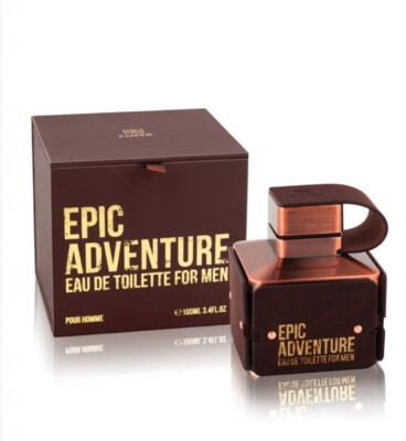 Epic Adventure Eau de Toilette For Men by Emper. 3.4oz.