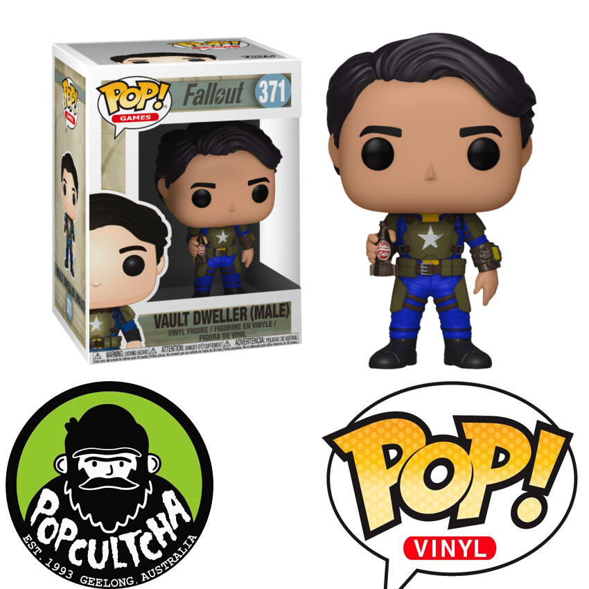 Fallout - Vault Dweller Male Pop! Vinyl Figure &Quot;New&Quot;