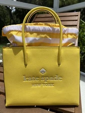 Kate Spade Yellow Sesame Handbag Purse