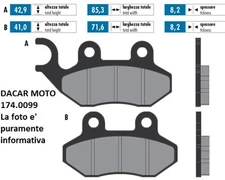 174.0099 brake pads original Polini for Suzuki: Burgman 400
