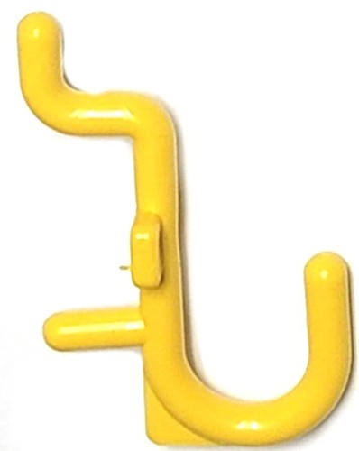 Kit de gancho de plástico amarillo J clavija placa gancho herramienta almacenamiento ganchos artesanales elige un paquete - Imagen 2 de 16