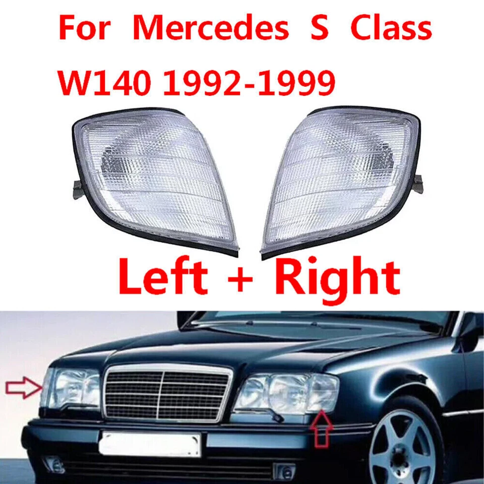 Luces de señalización Mercedes Benz W140 A1408260543, A1408260643 TYC NUEVAS Foto 2 de 4