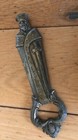 Vintage Brass Bottle Opener Made In Italy King/ Knight  Sword Nice Patina (CD4)