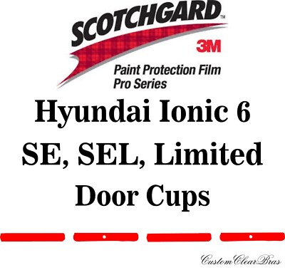 3M Scothgard Paint Protection Film Pro Series 2023 2024 Hyundai Ionic 6
