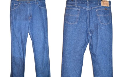 【2plan】Brood Nerd Denim Pants vintage 80s SEARS DARK DENIM WORKWEAR MEN'S DARK DENIM JEANS