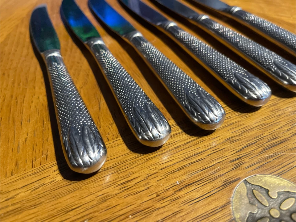 "Cuchillo hueco moderno 6 retroneu Laurel-Honeycomb 8256810 - 9,5"" raro" Foto 2 de 4