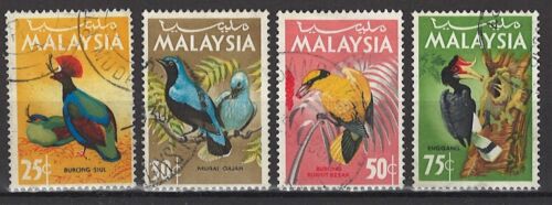 Malaysia, 1965, gest., Vögel, MiNr 19-22 - Bild 1 von 1