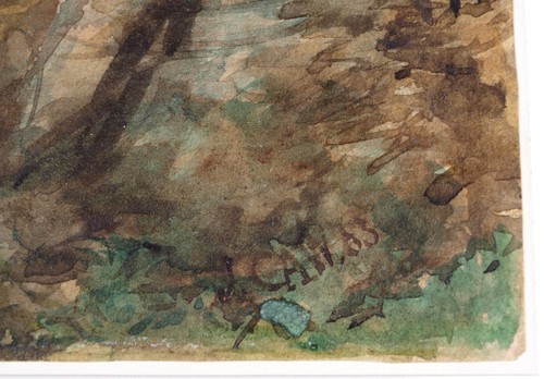 Sir James Caw (1864-1950) Scottish River watercolour Landscape 1883 - Picture 5 of 8