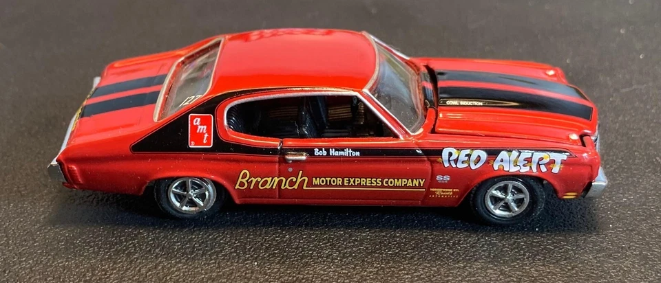 BOB HAMILTON 1970 CHEVY CHEVELLE SS RED ALERT NHRA S/S DRAG STRIP LEGENDS MOC - Image 3 of 4