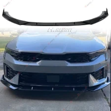 Front Bumper Lip Splitter Chin Spoiler Gloss Blk For KIA K5 GT GT-line 2025+