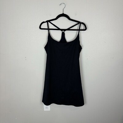 Outdoor Voices The Exercise Dress Womens Size XXXL Black Lined Tennis Golf