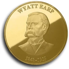 Wyatt Earp and Bat Masterson Commemorative Medallions