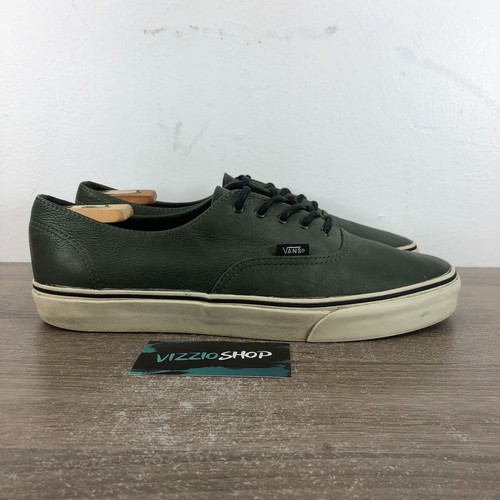 vans authentic green army