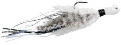 4 Jig Da Pesca In Acqua Salata 3 Oz. - Bucktail Barbuto Con Coda In Silicone