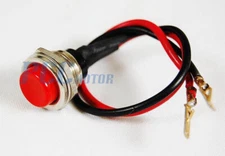Push Button PushButton Horn Switch On-Off Wire Wiring Lead Car AC Control M SW11