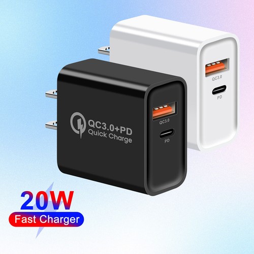 20 Watt USB+TYPE-C Fast Rapid Charger Cube Block For Samsung Galaxy Series Phone - Picture 23 of 27