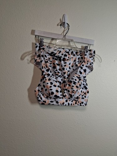 NWOT Bikini Swimsuit 2 Piece Retro Summer Beach Pool Vacation Women's Sz Medium - 第 1/8 張圖片