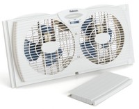 Holmes Dual Blade Twin Window Fan, White Holmes Dual Blade Twin Window Fan, White