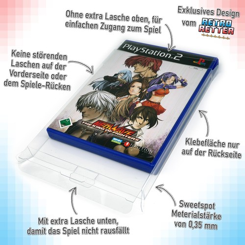 Fundas protectoras PlayStation 2 V2 PS2 juegos embalaje original 0,35 mm Fat Slim Sony Game DVD funda - Imagen 2 de 15