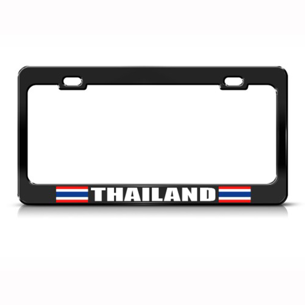 South Africa Flag License Plate Cover - Stainless Steel Car Accessory