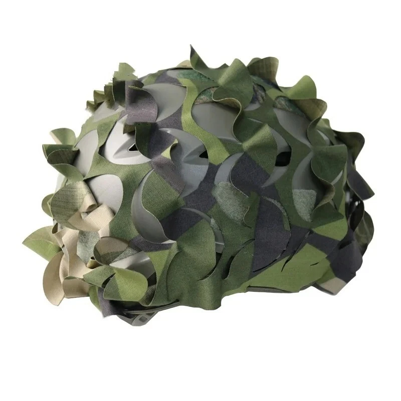 1PC 3D Helmet Cover Camouflage Cap Cloth Cover Tactical Equipment DIY Props - Image 4 of 4