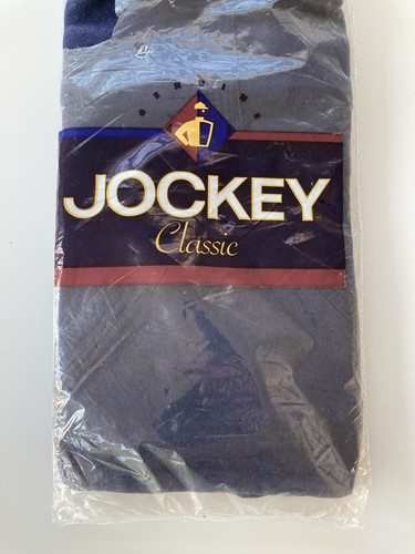 Vtg Jockey Classic Full Rise Brief Inverted Y Front Fly Blue Mens 36 NOS 2000 - Picture 2 of 6