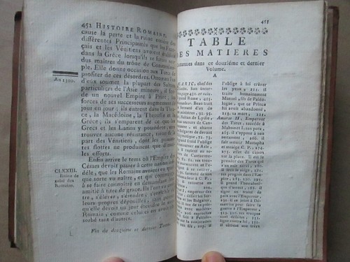 HISTOIRE ROMAINE jusqu'à la prise de Constantinople. 1802. 12 volumes complet. - Picture 9 of 12