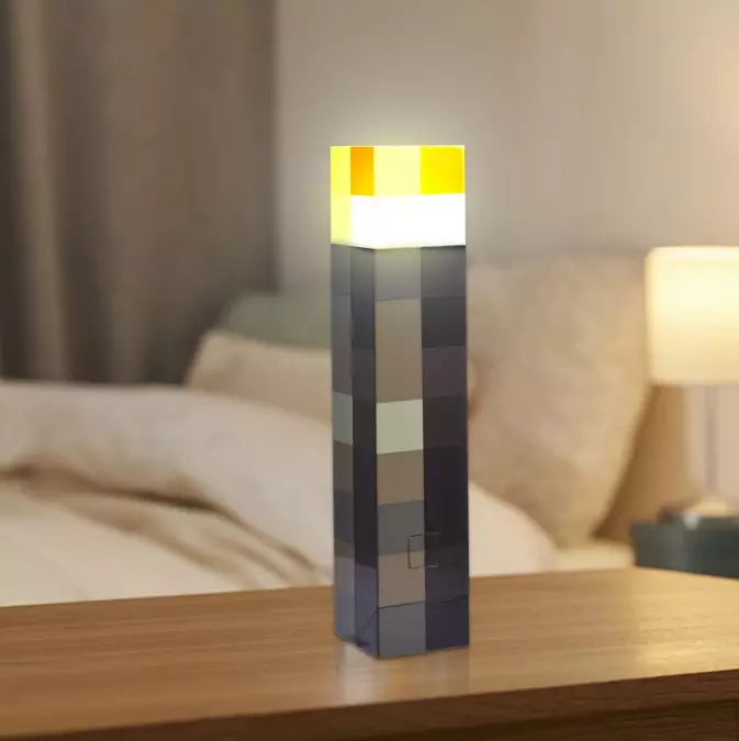 Minecraft Torch Rechargeable Portable Night Light eBay