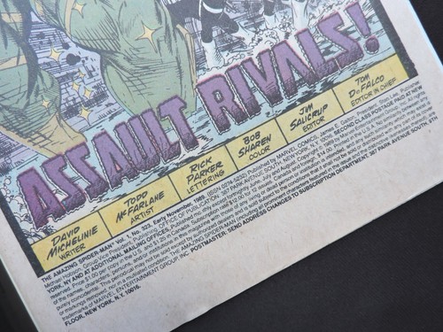 Amazing Spider-Man Comic Book 323 (1989) VF "Assault Rivals" / Solo / McFarlane - Picture 7 of 10