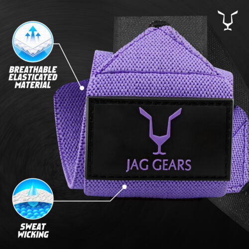 Jag Gear Power Weight Lifting Wrist Wraps Support Gym Exercise Bandage Straps - Picture 5 of 7