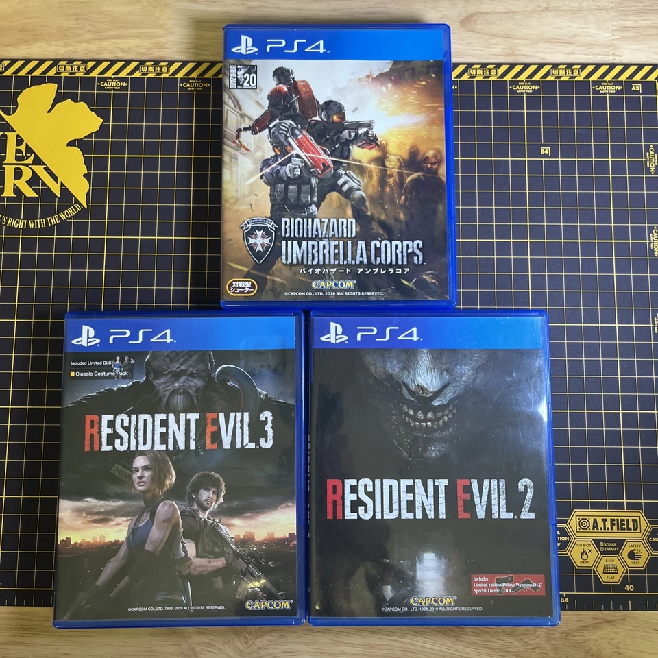Lot 7 Biohazard Resident Evil Umbrella Corps RE 2 3 5 6 Village PS4 Asia English - Image 2 of 4