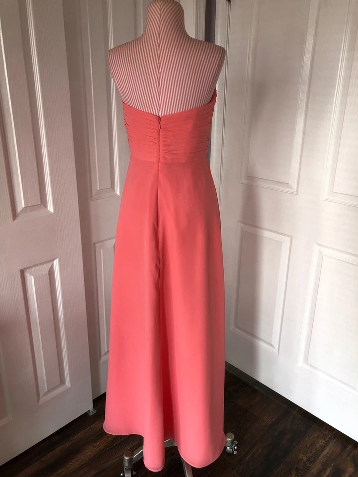 Vestido de noche/promoción de gasa sin tirantes B2 JASMINE talla 4 Foto 4 de 4