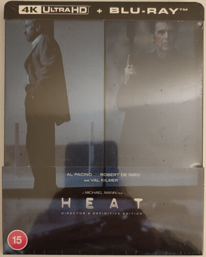 Heat 4K+BD (UK Edition) Steelbook Blu-Ray NEW & SEALED - Picture 1 of 4